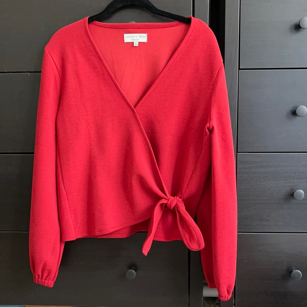 NEVER WORN Madewell wrap blouse